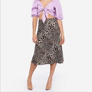 Express X Rocky Barnes leopard print skirt!